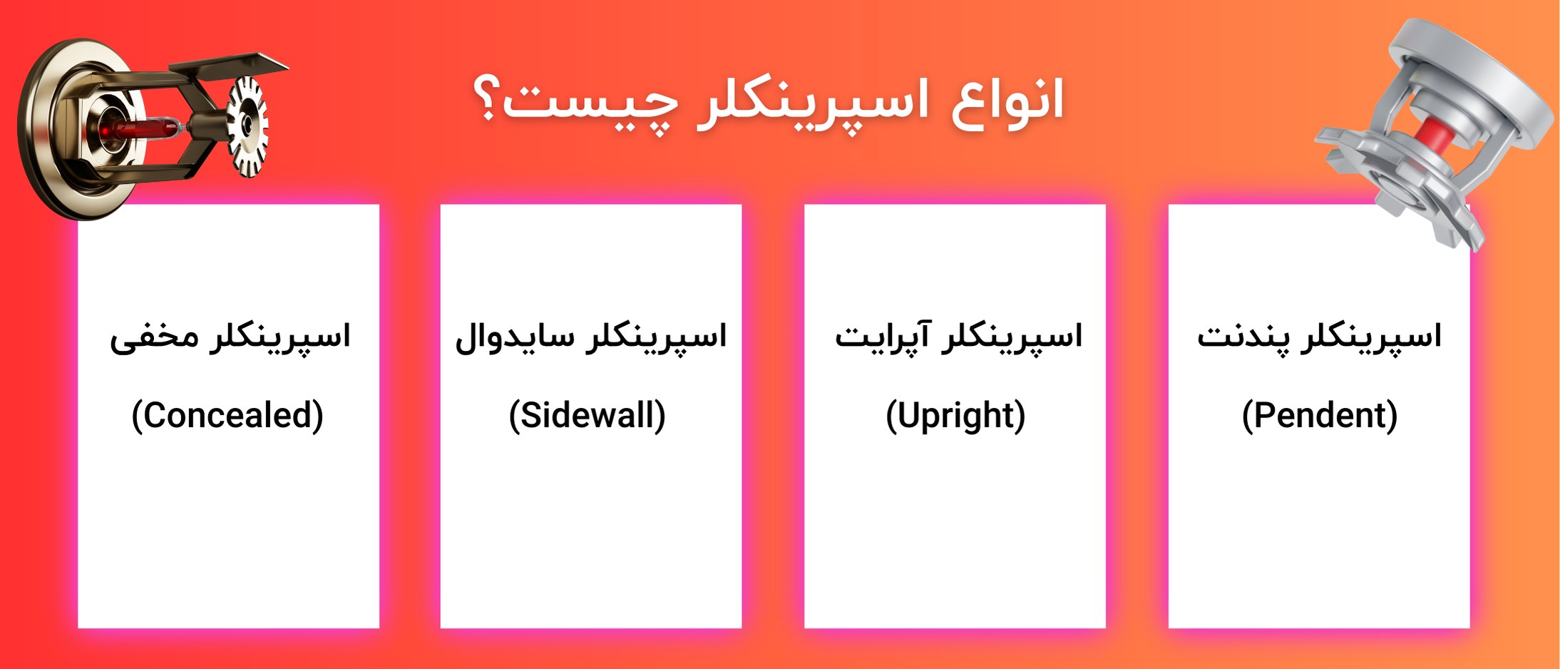 انواع اسپرینکلر